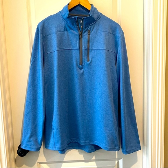 Vineyard Vines On The Go Shep Shirt Quarter Zip‎ Pullover Blue Men’s Size Large - Picture 1 of 7